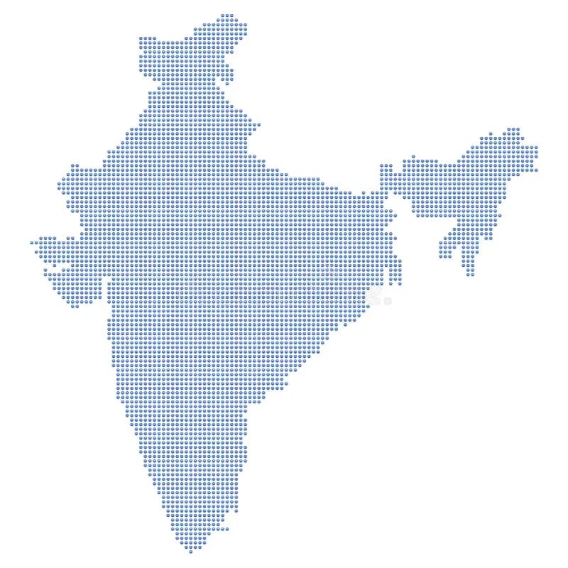 India commerce map